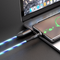 STATIK PowerPivot Glowing LED 6ft Cable USB-C to USB-C