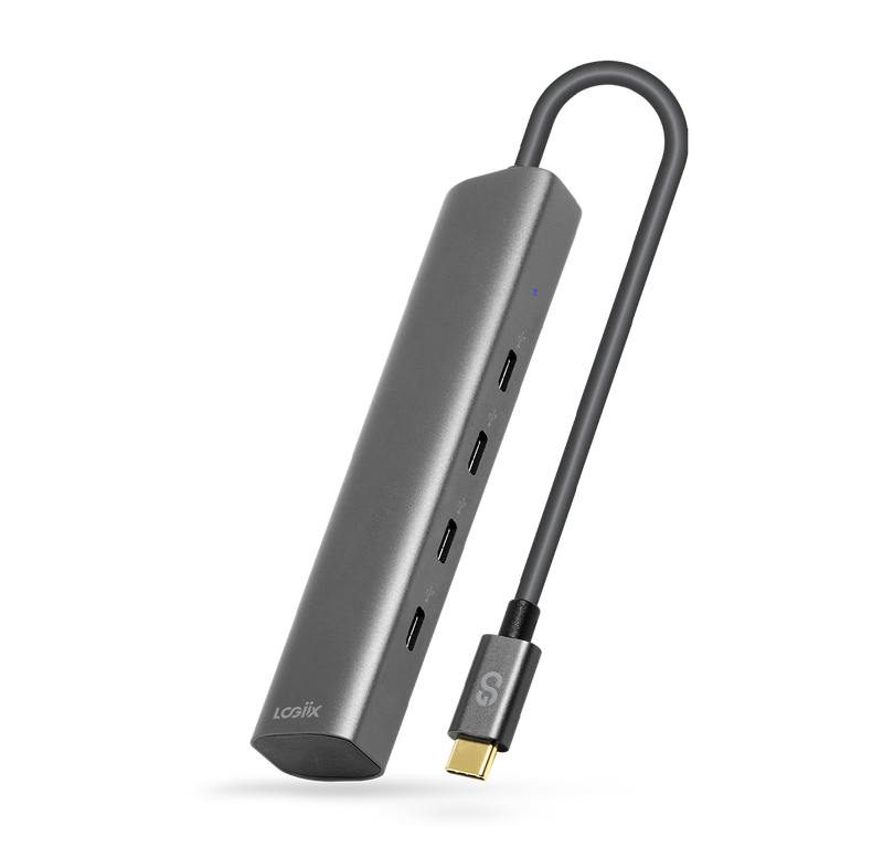 LOGiiX USB-C to Multiport Slim Hub 4x USB-C