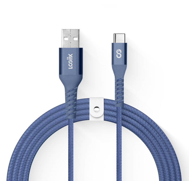 LOGiiX Vibrance Braid 1.2M USB-A to USB-C