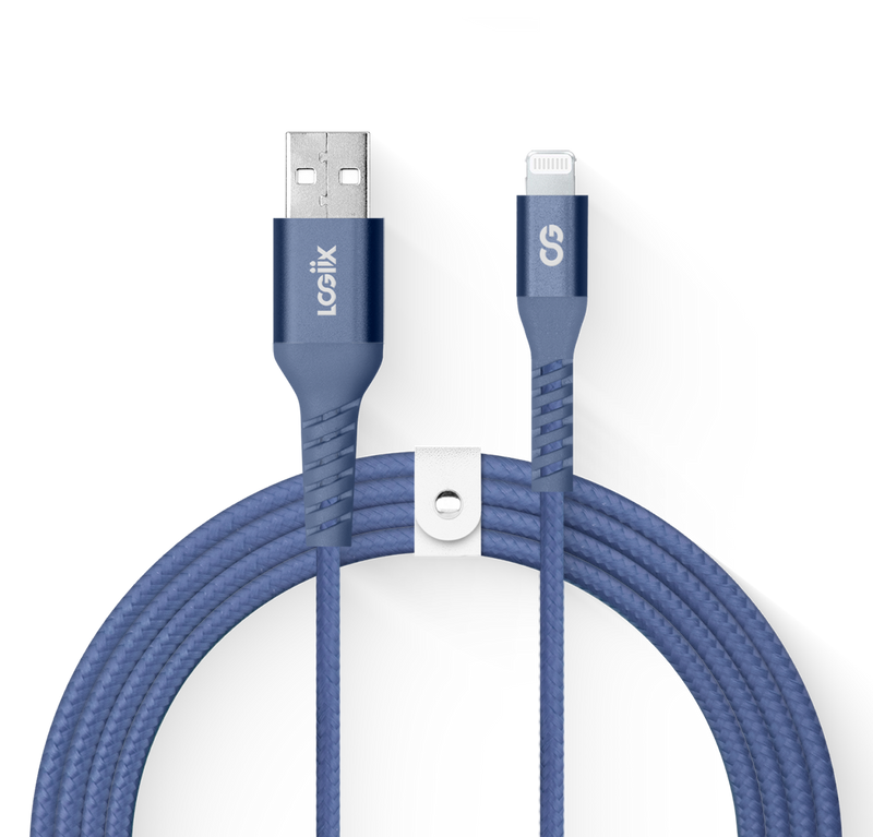 LOGiiX Vibrance Braid 1.2M USB-A to Lightning