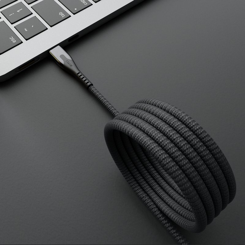 STATIK MagStack Pro USB-C to USB-C Braided 3FT Cable