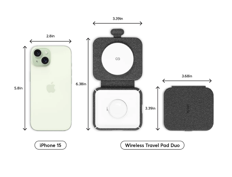 LOGiiX Wireless Travel Pad Duo